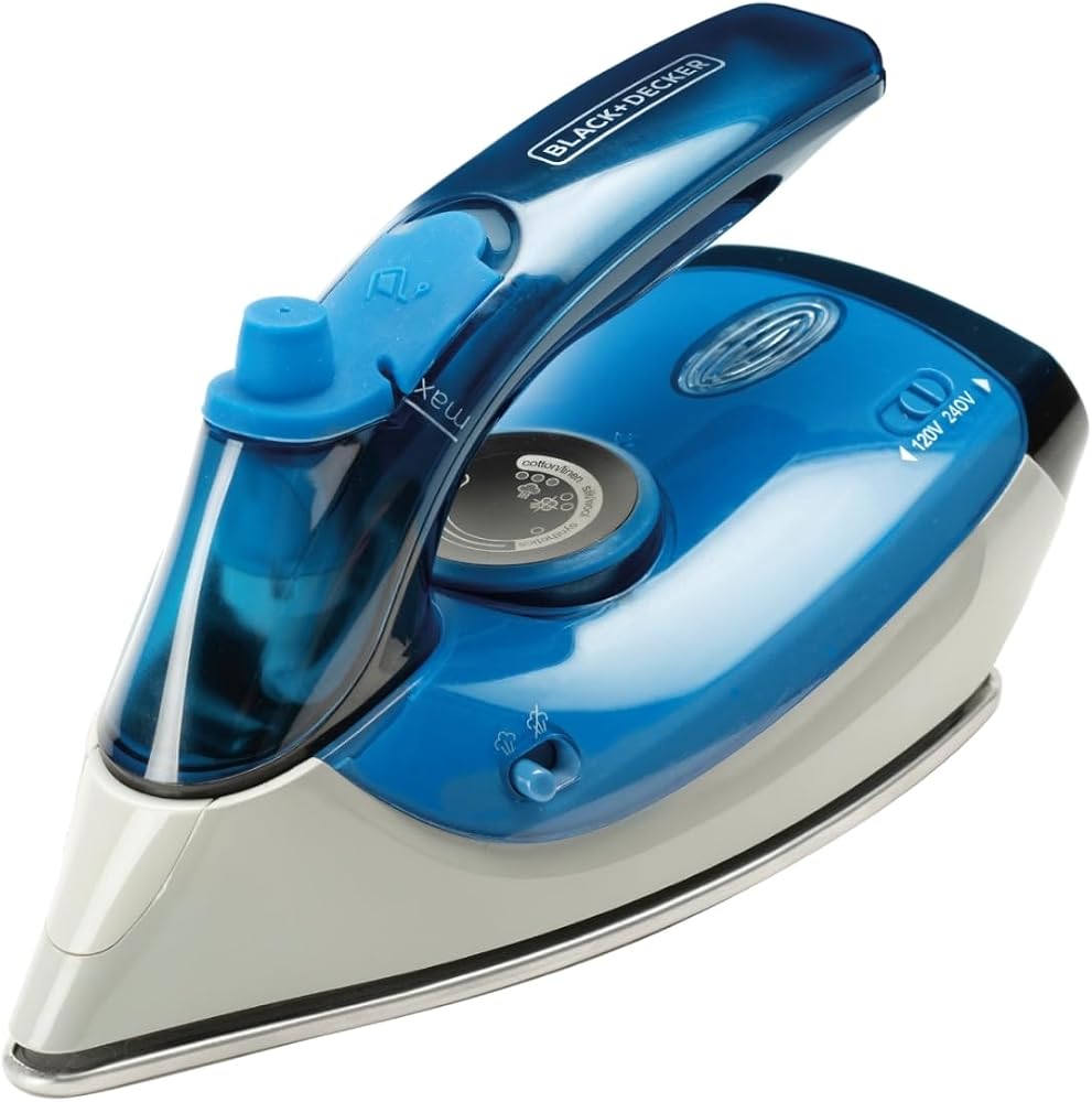 BLACK+DECKER, fer à repasser de voyage double voltage